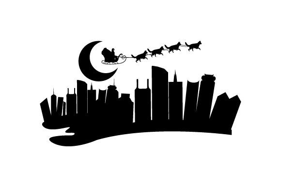 A Design Review of Santa Claus in Sled with German Shepherds