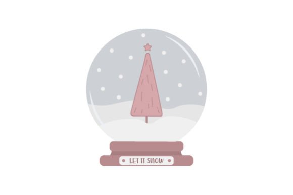 A Designer's Take on the Pink Christmas Snow Globe Embroidery