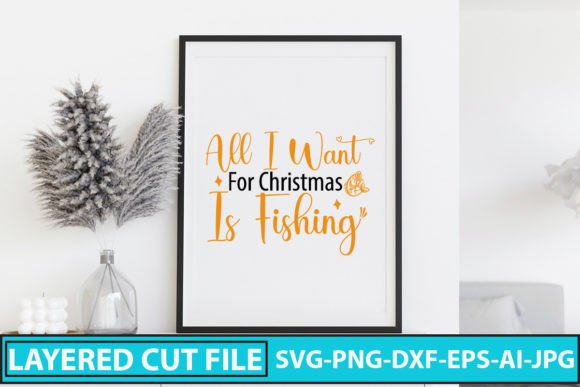 A Fishing SVG Graphic for Crafts & Content Branding