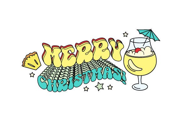 A Tropical Christmas Piña Colada Design for Seasonal Crafts