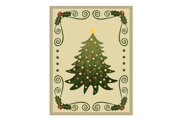 A Vintage Christmas Tree for Modern Craft and Brand Projects