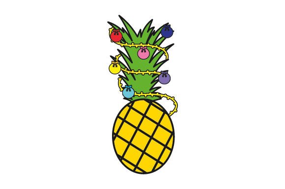 Bringing Holiday Sunshine to Your Christmas Crafts with a Pineapple Tree