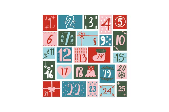 Crafting a Christmas Mood: The Advent Calendar Graphic Asset Review