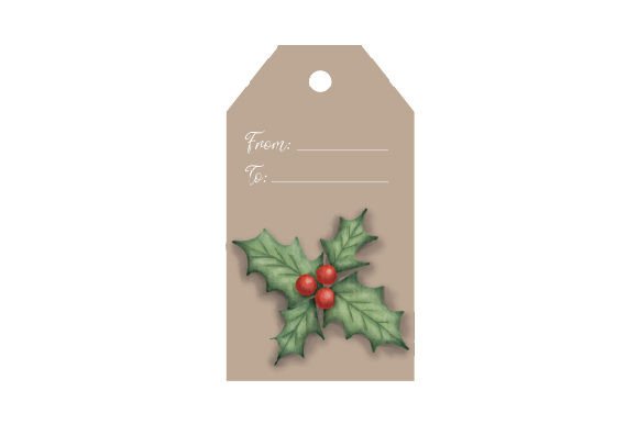 Crafting Vintage Christmas Charm with Gift Tag Labels