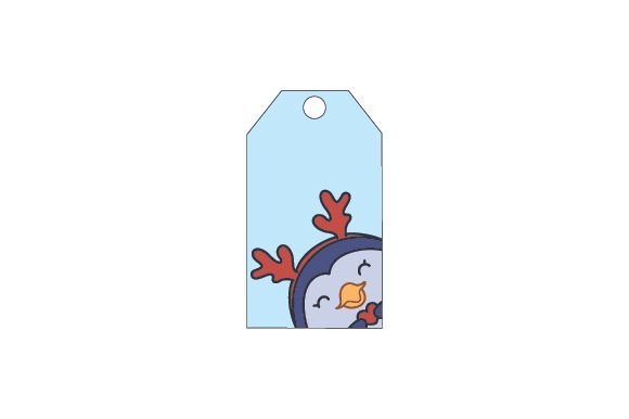 Crafting Your Christmas Merchandise with Kawaii Penguin Tags