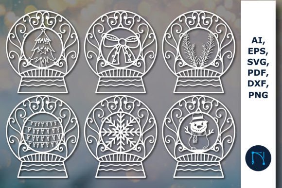 Laser Cut Ornaments for Winter Branding & Packaging