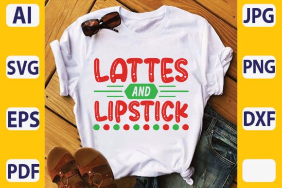 Lattes and Lipstick: A Chic Graphic Print Template for Seasonal Branding