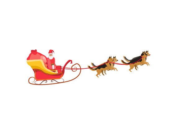 Santa Claus and German Shepherds: A Designer's Seasonal Asset