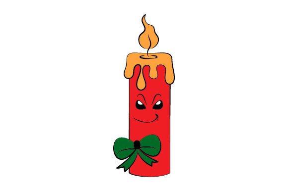 Spooky Christmas Candle: A Crafting & Branding Asset