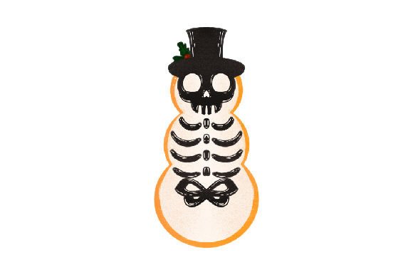 Spooky Christmas Crafts: The Skeleton Gingerman Cookie Design