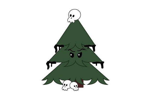Spooky Christmas Tree Kawaii: A Craft Brand Designer's Review